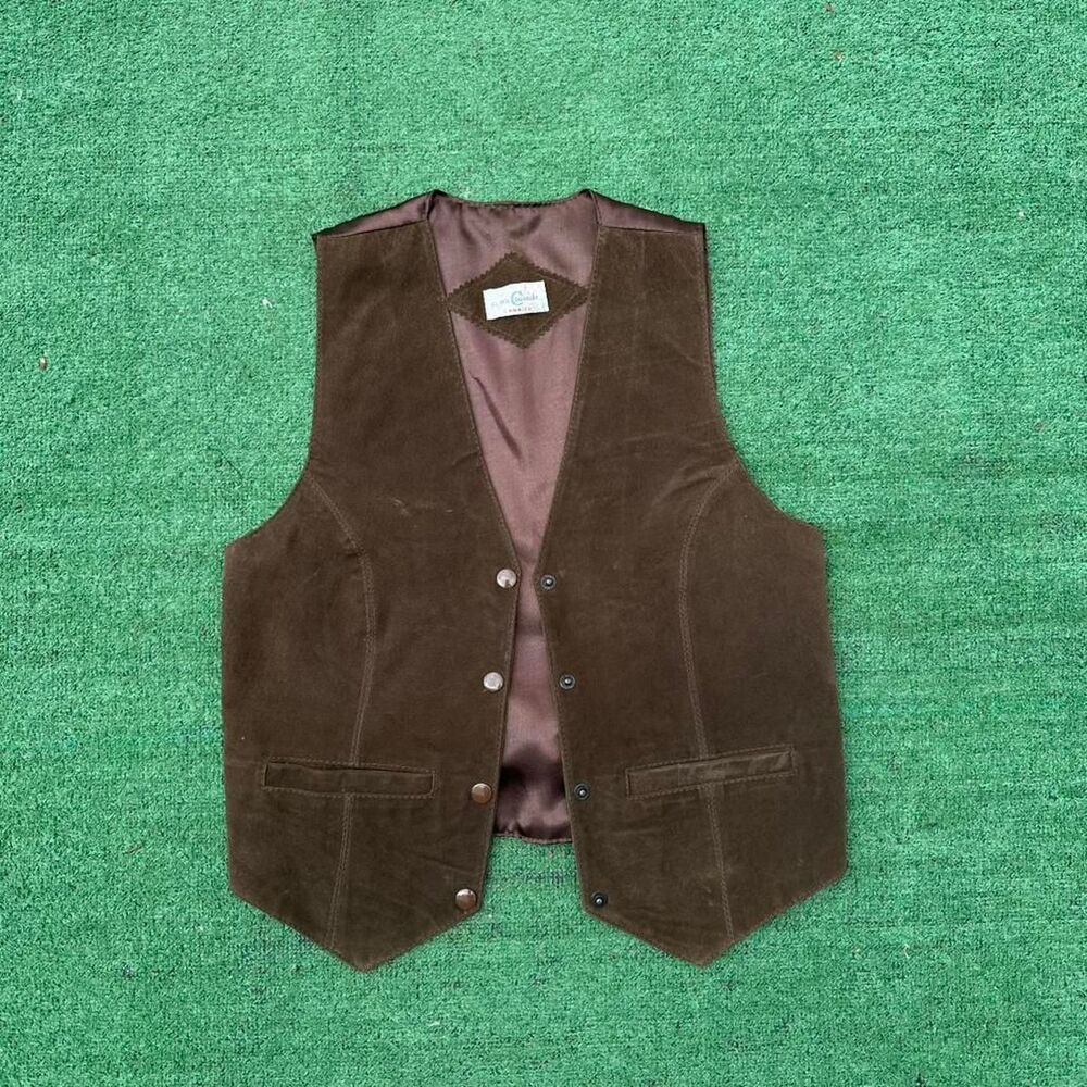 American-vintage Men's Brown Vest